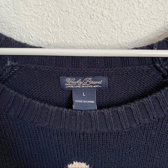 Lucky Brand Polka dot sweater - Picture 5 of 13